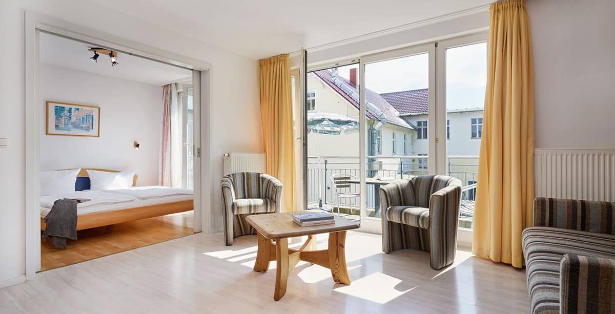 2-Raum-Appartement mit Balkon