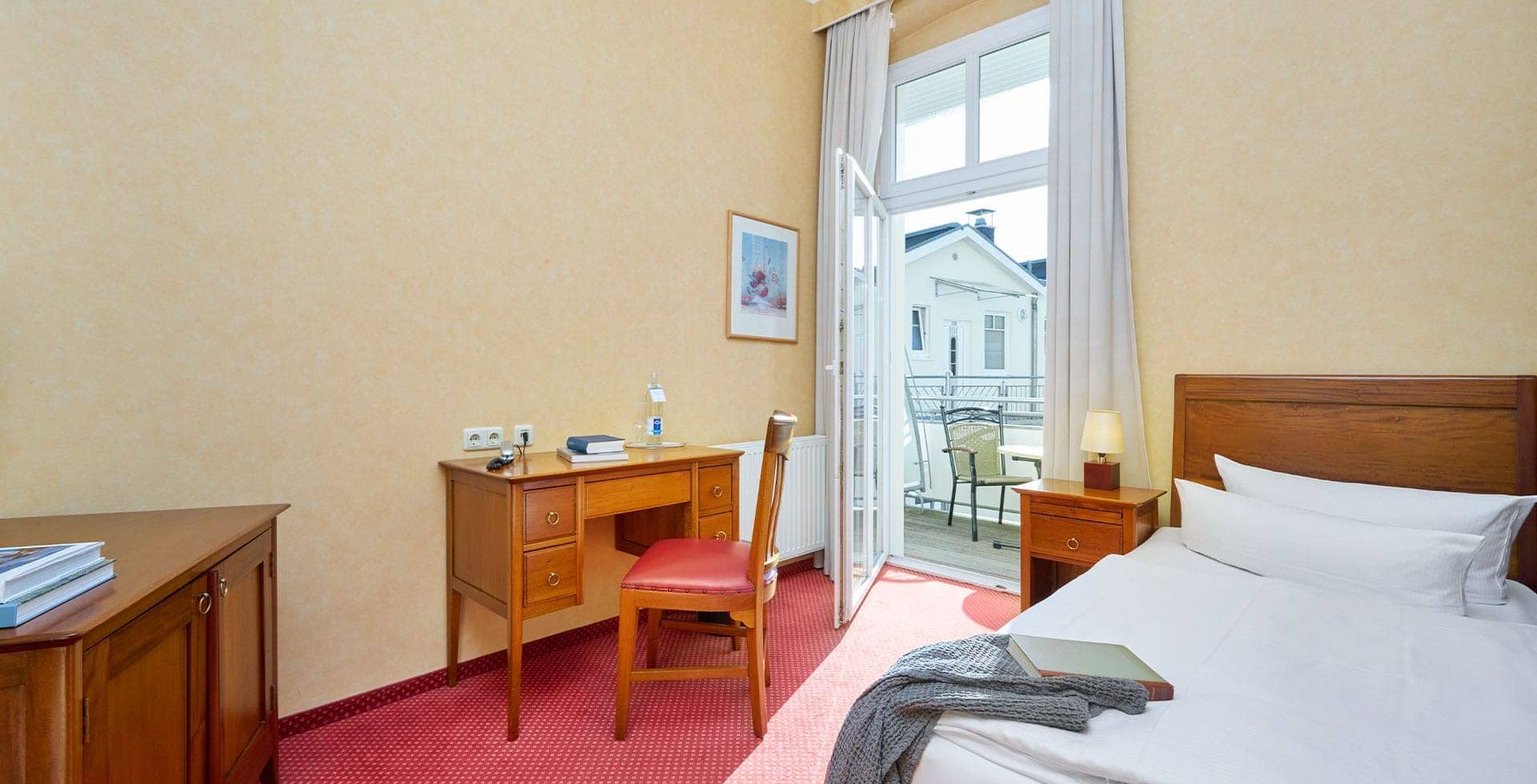 Standard-Einzelzimmer zur Landseite