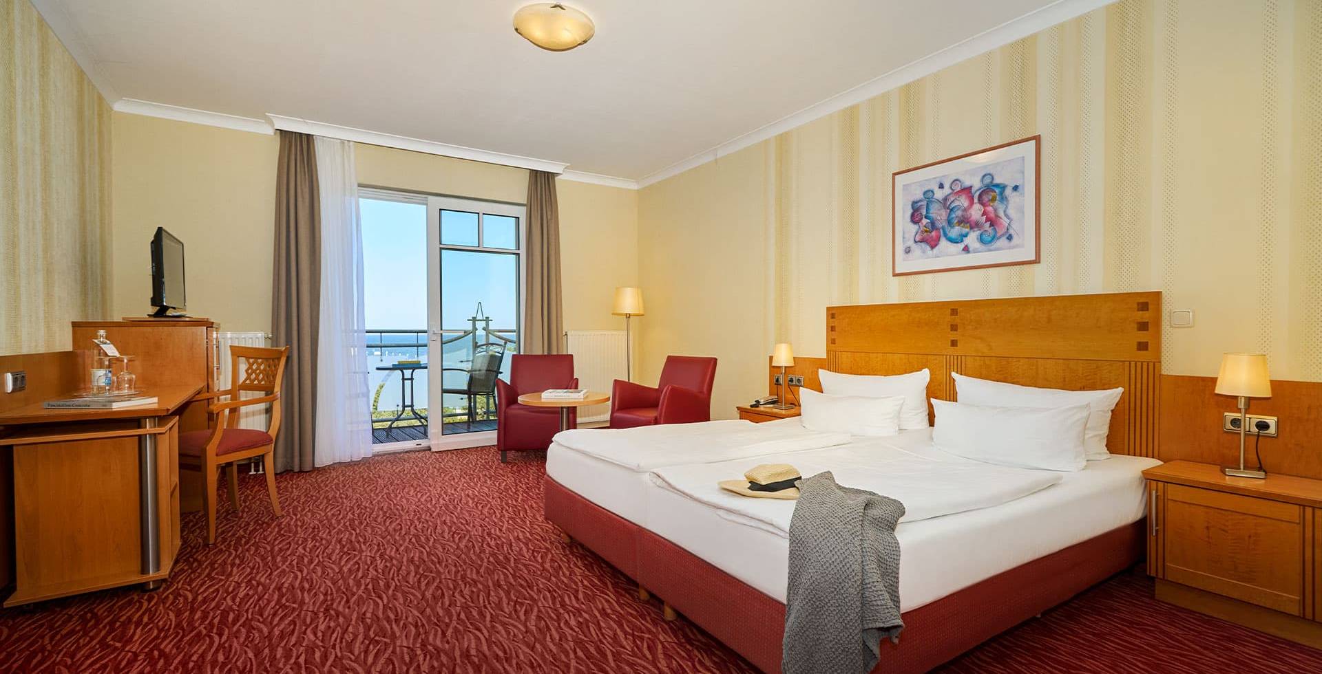 Komfort-Doppelzimmer zur Meerseite (3./4. Etage)