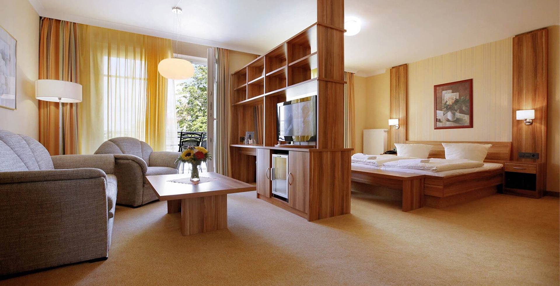 Penthouse-Doppelzimmer Landseite