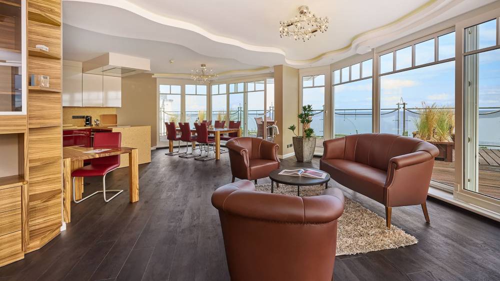 Penthouse mit Meerblick & Dachterrasse