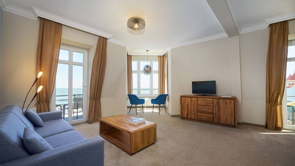 Turmsuite mit Panorama-Meerblick (2./3. Etage)